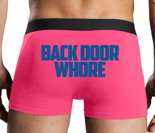 Back Door Whore - Pink Boxer Brief