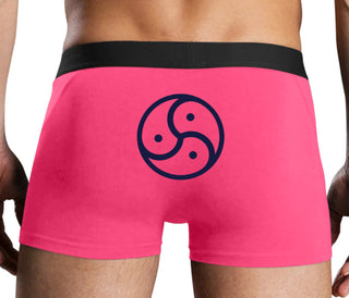 BDSM Symbol - Pink Boxer Brief