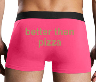 Better Than Pizza - Pink Boxer Brief