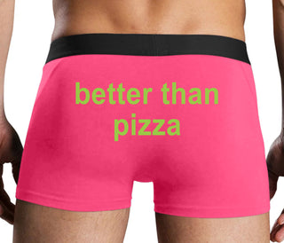 Better Than Pizza - Pink Boxer Brief