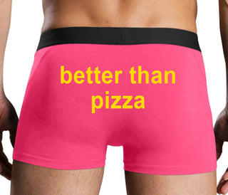 Better Than Pizza - Pink Boxer Brief