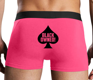 Black Owned - Queen of Spades - Pink Boxer Brief