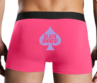 Black Owned - Queen of Spades - Pink Boxer Brief
