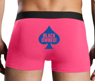 Black Owned - Queen of Spades - Pink Boxer Brief