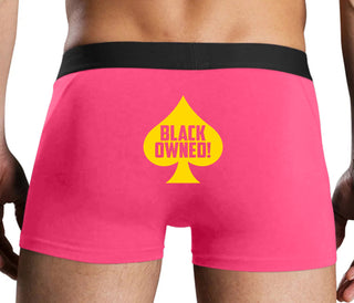 Black Owned - Queen of Spades - Pink Boxer Brief