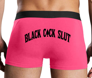 Black Cock Slut - Jack of Spades - Pink Boxer Brief