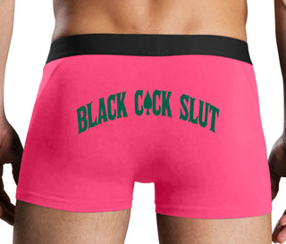 Black Cock Slut - Jack of Spades - Pink Boxer Brief