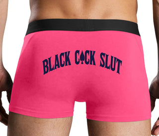 Black Cock Slut - Jack of Spades - Pink Boxer Brief