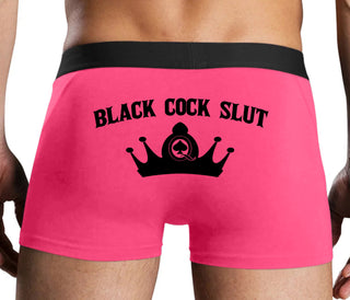 Black Cock Slut - Jack of Spades - Pink Boxer Brief