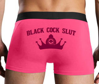 Black Cock Slut - Jack of Spades - Pink Boxer Brief