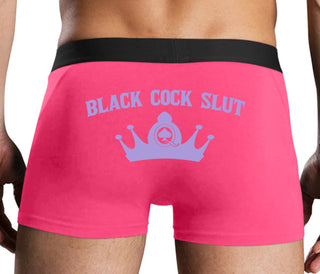 Black Cock Slut - Jack of Spades - Pink Boxer Brief