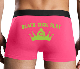 Black Cock Slut - Jack of Spades - Pink Boxer Brief