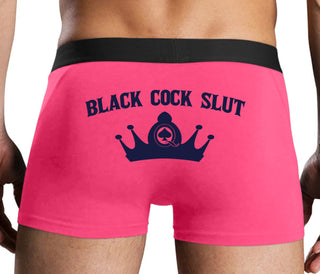 Black Cock Slut - Jack of Spades - Pink Boxer Brief