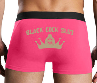 Black Cock Slut - Jack of Spades - Pink Boxer Brief