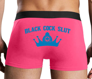 Black Cock Slut - Jack of Spades - Pink Boxer Brief