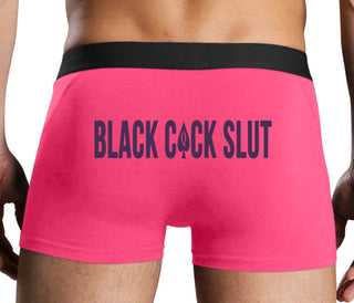 Black Cock Slut - Jack of Spades - Pink Boxer Brief
