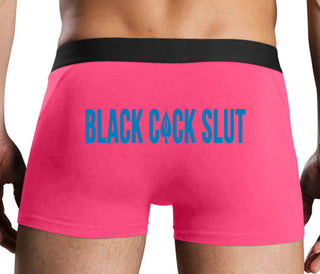 Black Cock Slut - Jack of Spades - Pink Boxer Brief