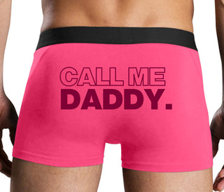 Call Me Daddy - Pink Boxer Brief