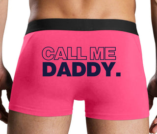 Call Me Daddy - Pink Boxer Brief