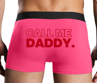 Call Me Daddy - Pink Boxer Brief