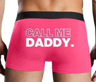Call Me Daddy - Pink Boxer Brief