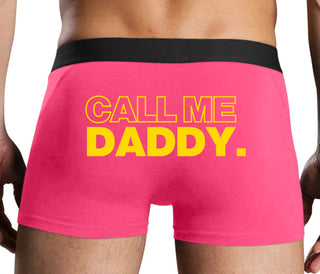 Call Me Daddy - Pink Boxer Brief