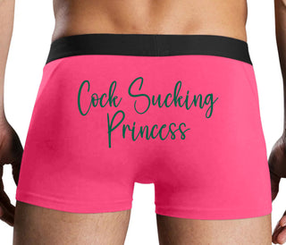Cock Sucking Princess - Pink Boxer Brief