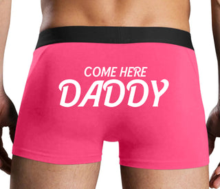 Come Here Daddy - Pink Boxer Brief