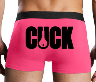 Cuck - Lock Logo - Pink Boxer Brief