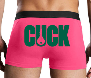 Cuck - Lock Logo - Pink Boxer Brief
