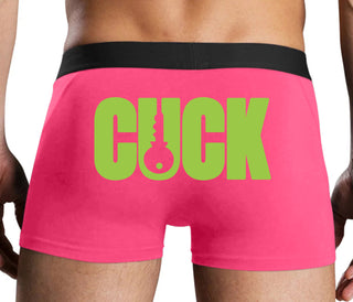 Cuck - Lock Logo - Pink Boxer Brief