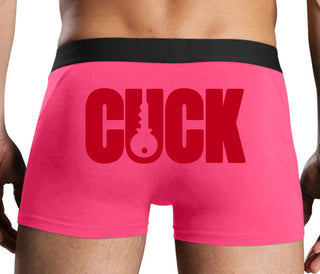 Cuck - Lock Logo - Pink Boxer Brief