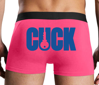 Cuck - Lock Logo - Pink Boxer Brief