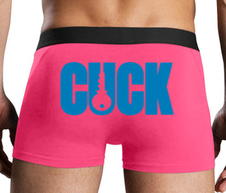 Cuck - Lock Logo - Pink Boxer Brief