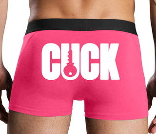 Cuck - Lock Logo - Pink Boxer Brief