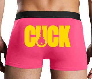 Cuck - Lock Logo - Pink Boxer Brief