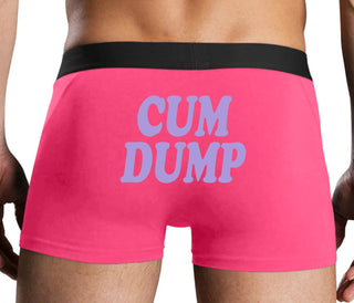 Cum Dump - Bold Design - Pink Boxer Brief