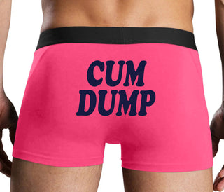 Cum Dump - Bold Design - Pink Boxer Brief