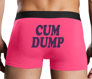 Cum Dump - Bold Design - Pink Boxer Brief