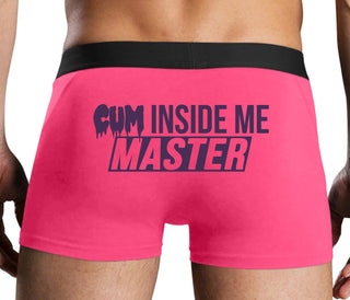 Cum Inside Me Master - Pink Boxer Brief