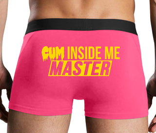 Cum Inside Me Master - Pink Boxer Brief