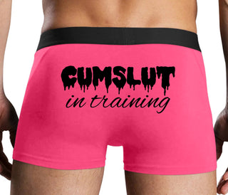 Cumslut in Training - Pink Boxer Brief
