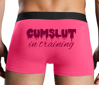 Cumslut in Training - Pink Boxer Brief