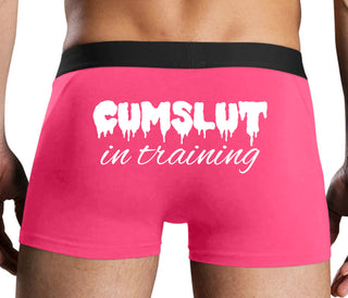 Cumslut in Training - Pink Boxer Brief