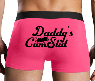 Daddy's Cumslut - Pink Boxer Brief