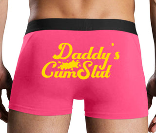 Daddy's Cumslut - Pink Boxer Brief