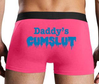 Daddy's Cumslut - Pink Boxer Brief