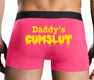 Daddy's Cumslut - Pink Boxer Brief