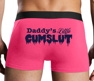 Daddy's Little Cumslut - Pink Boxer Brief
