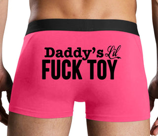 Daddy's Little Fuck Toy - Pink Boxer Brief